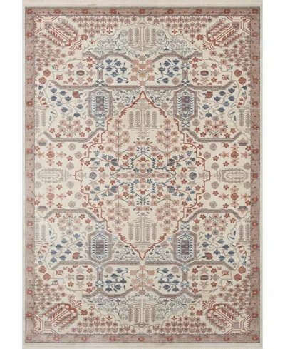 Rifle Paper Co Holland Hld-03 5'3" X 7'9" Area Rug In Brown