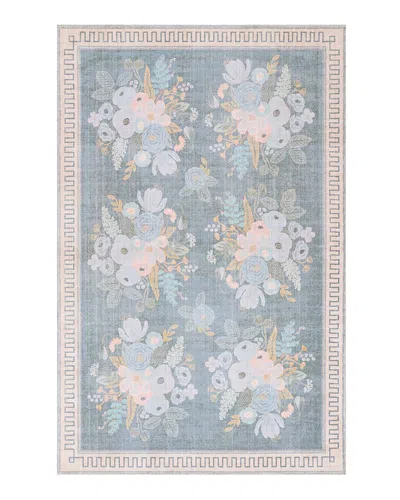 Rifle Paper Co . Jardin Jad-01 Area Rug, 5'4 X 7'6 In Gray