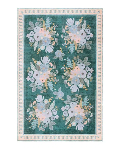 Rifle Paper Co . Jardin Jad-01 Area Rug, 7'10 X 9'6 In Emerald