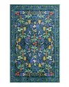 Rifle Paper Co . Jardin Jad-02 Area Rug, 2'3 X 3'9 In Navy