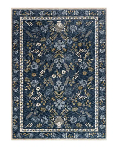 Rifle Paper Co . Kismet Kis-03 Area Rug, 7'10 X 10'10 In Navy