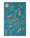 Rifle Paper Co . Menagerie Men-01 Area Rug, 2'3 X 3'9 In Navy