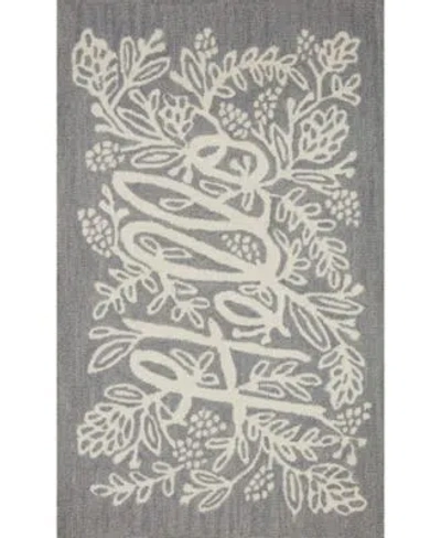 Rifle Paper Co Minnie Min 04 Rug Collection In Gray