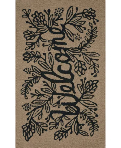 Rifle Paper Co Minnie Min-03 2'3" X 3'9" Area Rug In White