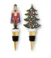 Rifle Paper Co Nutcracker Wine Stopper Set In Multi