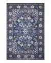 Rifle Paper Co . Palais Pal-02 Area Rug, 3'9 X 5'9 In Navy
