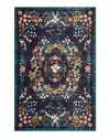 Rifle Paper Co . Palais Pal-03 Area Rug, 5' X 7'6 In Black/multi
