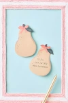 Rifle Paper Co Pear-shaped Sticky Notes, Set Of 2 In Multi
