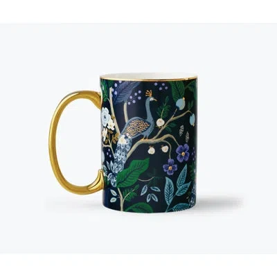 Rifle Paper Co Porcelain Coffee Mug In Blue