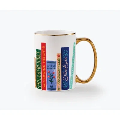 Rifle Paper Co Porcelain Coffee Mug In White