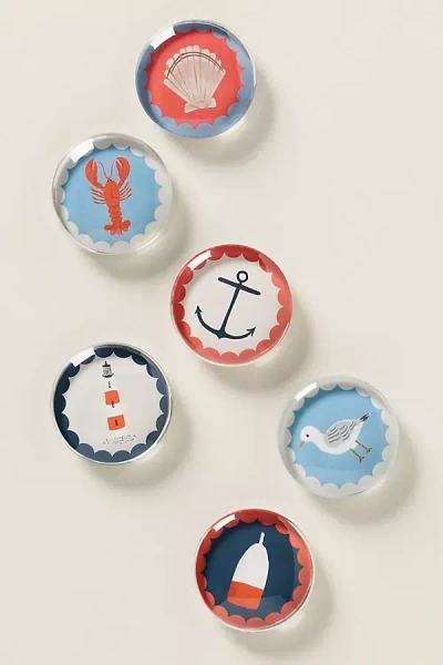 Rifle Paper Co Seaside Magnet Set In Multi