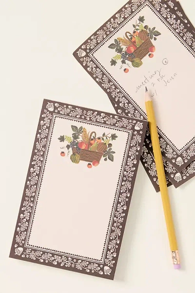 Rifle Paper Co Seasonal Notepad In Multi