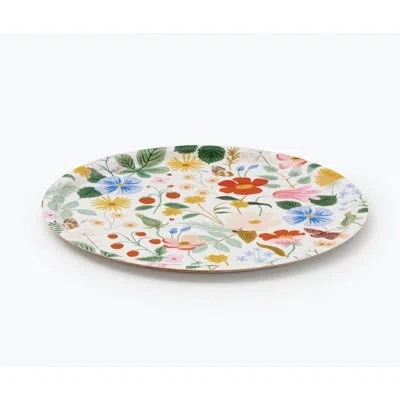 Rifle Paper Co Serving Dish In White;blue;red