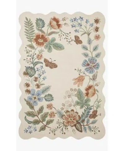 Rifle Paper Co Silhouette Sih 02 Rug Collection In White
