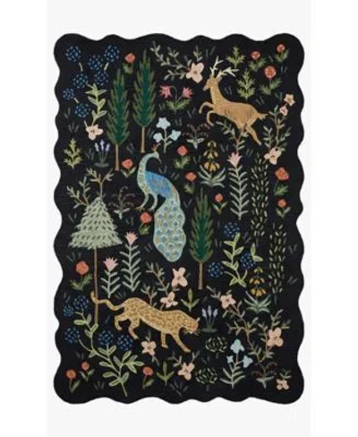 Rifle Paper Co Silhouette Sih 03 Rug Collection In Black
