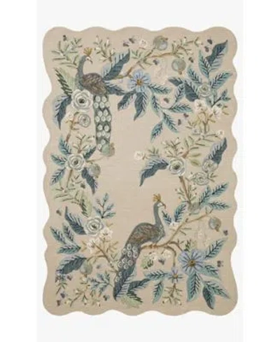 Rifle Paper Co Silhouette Sih 04 Rug Collection In Blue