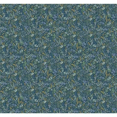 Rifle Paper Co Tapestry 27' X 27" Wallpaper In Indigo