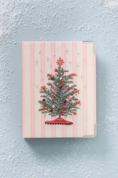Rifle Paper Co Tinsel Tree Embroidered Photo Album In Pink