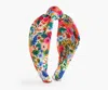 Rifle Paper Co Women's Garden Party Knotted Headband In Orange Multi In Multi