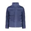 Rifle Blue Polyester Coat In Blue