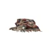 Rifle Marrone Polyester Mens Scarf In Brown