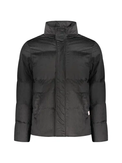 Rifle Quilted Corduroy Jacket In Black