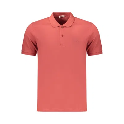 Rifle Red Cotton Men's Polo In Pink
