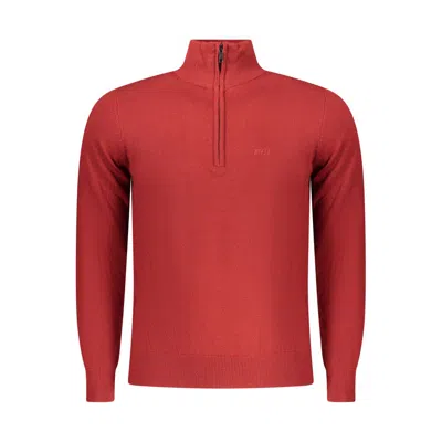 Rifle Red Polyester Men Sweater