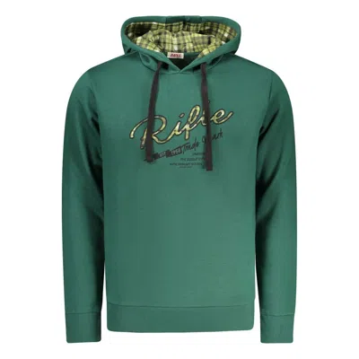 Rifle Logo-detail Drawstring Hoodie In Green