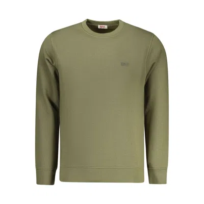Rifle Logo-detail Ribbed-trim Sweater In Green