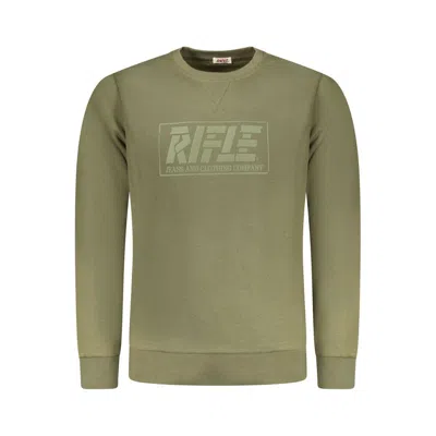 Rifle Verde Cotton Mens Sweatshirt In Green