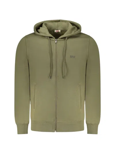 Rifle Zip-up Drawstring Hoodie In Green