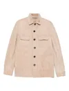 Rifugio Button-fastening Flap-pocket Jacket In Neutral