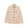 Rifugio Button-fastening Flap-pocket Jacket In Pink