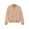 Rifugio Zip-up Bomber Jacket In Sand