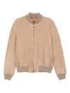 Rifugio Zip-up Bomber Jacket In Pink