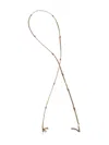 Rigards Beaded Glasses Strap In Gold