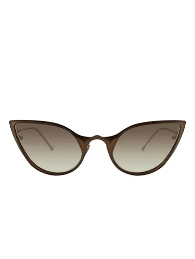 Rigards Cat-eye Sunglasses In Brown