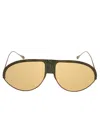 Rigards Darkside Titanium Sunglasses In Brown
