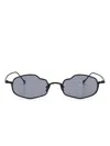 Rigards Geometric-frame Sunglasses In 黑色