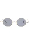 Rigards Geometric-frame Sunglasses In ゴールドトーン