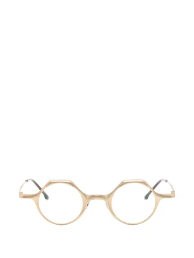 Rigards Geometric-frame Glasses In Gold
