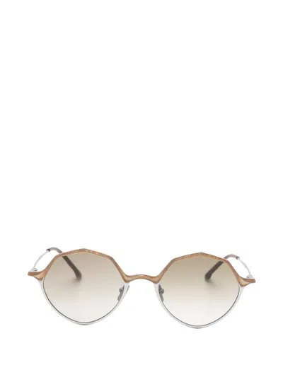 Rigards Geometric-frame Sunglasses In Silver