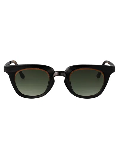 Rigards Horn Sunglasses In Black