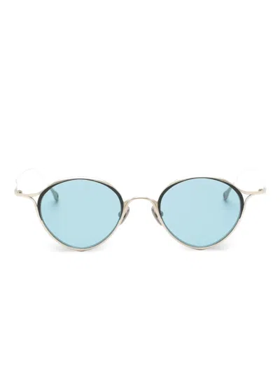 Rigards Oval-frame Sunglasses In Gold