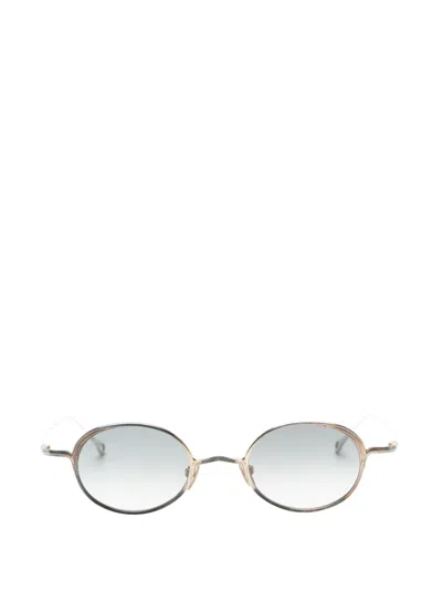Rigards Oval-frame Sunglasses In Gold