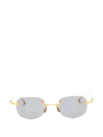 Rigards Rimless Geometric-frame Sunglasses In Gold