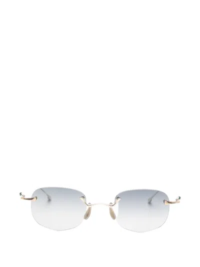 Rigards Rimless Geometric-frame Sunglasses In Silver