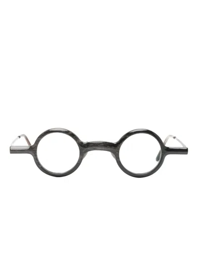 Rigards Round-frame Glasses In Black