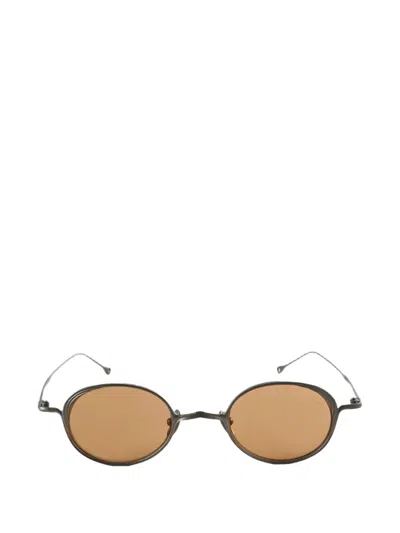 Rigards Round-frame Glasses In Brown